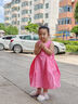 巴拉巴拉女童裙子兒童連衣裙夏裝中大童甜美文藝無(wú)袖花苞裙子208225111015 曬單實(shí)拍圖