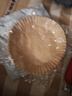 Jidaocook 【50只一盒】空氣炸鍋專用紙硅油紙盤紙托圓形吸油紙食物墊紙烤 50片【復(fù)古原木】盒裝 曬單實(shí)拍圖