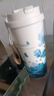 雙飲咖啡杯316不銹鋼保溫杯可愛(ài)簡(jiǎn)約辦公室水杯子便攜隨行吸管杯 藍(lán)蓮花保溫杯 600ml 曬單實(shí)拍圖