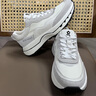 夢(mèng)特嬌男鞋2025夏季新款厚底運動(dòng)休閑鞋增高鞋軟底舒適鏤空透氣網(wǎng)面鞋男 白色 43 曬單實(shí)拍圖
