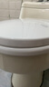 潛水艇馬桶蓋通用坐便器蓋子家用加厚蓋板老式抽水馬桶圈器配件緩降 V型疊蓋款MG11 長底座快拆 曬單實拍圖
