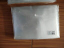 得力透明a4文件袋防水高中生試卷加厚拉鏈塑料檔案學(xué)生用按扣大容量作業(yè)資料夾收納紐扣辦公文具用品 A4 透明單按扣 20個(gè)裝（白色） 曬單實(shí)拍圖