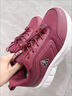 足力健老人鞋透氣網(wǎng)面休閑女鞋媽媽鞋中老年軟底防滑運動(dòng)男鞋減震爸爸鞋 酒紅 38 曬單實(shí)拍圖