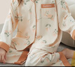 婧麒（JOYNCLEON）月子服春夏薄款孕婦睡衣懷孕棉質(zhì)透氣產(chǎn)后哺乳家居服 XL Jyz62756 曬單實(shí)拍圖