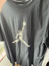 耐克（NIKE）Jordan官方喬丹男子速干籃球T恤夏季新款純棉 DRI-FIT HJ2863 011黑/帆白 2XL 曬單實(shí)拍圖