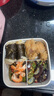 樂燉 加熱飯盒 插電保溫電熱飯盒免注水日式便當盒上班族熱飯神器辦公室學生電加熱飯盒生日禮物女 1.2L 麥飯石內(nèi)膽+保溫袋+餐具【3格抗菌】 曬單實拍圖