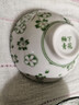 融誠（RongCheng）陶瓷功夫茶杯單個(gè)彩繪主人杯大號青花斗笠茶盞套裝個(gè)人專(zhuān)用茶杯子 多彩斗笠杯【蘭花】綠 曬單實(shí)拍圖