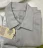 無(wú)印良品 MUJI 男式 防紫外線涼感寬版五分袖POLO衫 短袖硬核防曬涼感物語(yǔ) 淺灰色 M （170/92A） 曬單實(shí)拍圖