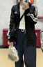 阿迪達斯 （adidas）經(jīng)典三道杠 外套 運動(dòng)服立領(lǐng) 夾克 衛衣 男女 GK9032（連帽款) S 曬單實(shí)拍圖
