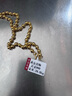 金世喜珠寶 999足金 黃金項(xiàng)鏈男 精品光面圓珠佛珠項(xiàng)鏈 光面佛珠項(xiàng)鏈男士金鏈 光珠項(xiàng)鏈 鏈長(zhǎng)47CM金重28.29g 曬單實(shí)拍圖