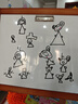 福孩兒磁力雙面畫(huà)板幼兒童實(shí)木小黑板家用教學(xué)寶寶3-6-10歲涂鴉寫(xiě)字白板 曬單實(shí)拍圖