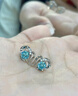 中國(guó)黃金CHINA GOLD心中有你銀耳釘女士托帕石耳環(huán)耳飾七夕情人節(jié)禮物送女友老婆生日 京速達(dá)-925銀心中有你托帕石耳釘 曬單實(shí)拍圖