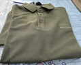 JEEP SPIRIT吉普短袖t恤男士春夏季寬松體恤翻領透氣休閑polo衫男 軍綠 2XL 曬單實拍圖