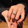 DRIG鉆戒指女求婚結婚一克拉莫桑鉆純銀送女友老婆生日禮物七夕情人節 2克拉(10％客戶(hù)的選擇) 活口可調節(求婚鉆戒) 曬單實(shí)拍圖