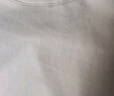 立蒙（LIMENG）男女裝素色180g全棉短袖t恤圓領(lǐng)寬松體恤打底衫 白色 XL 曬單實(shí)拍圖