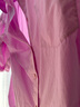 MO&Co.夏泡泡袖法式上衣女短袖白色泡袖極簡(jiǎn)風(fēng)闊松襯衫 藕粉色 S 160 曬單實(shí)拍圖