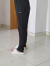 李寧（LI-NING）運動(dòng)褲女款新款直筒薄款舒適透氣修身顯瘦棉質(zhì)衛褲平口百搭女褲 曬單實(shí)拍圖