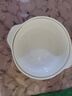 瓷秀源骨瓷雙耳盤子家用空氣炸鍋陶瓷蒸蛋羹專用蒸蛋深盤子菜盤 7.5英寸加深雙耳盤1個 曬單實拍圖