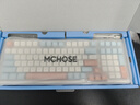 邁從（MCHOSE）K99 V2客制化機(jī)械鍵盤無(wú)線藍(lán)牙有線三模結(jié)構(gòu)全鍵熱插拔電競(jìng)游戲辦公筆記本ipad通用 K99 V2 天際橙-琉光冰淇淋軸 曬單實(shí)拍圖