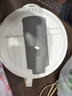 食品級泡面碗宿舍學生帶蓋不銹鋼泡方便面可瀝水湯盆食堂打飯專用 17cm【奶白色】帶蓋泡面碗+餐具 曬單實拍圖