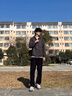 JEEP斜挎包男士大容量磁吸扣單肩包休閑胸包上班騎行旅行挎包郵差包 黑色【升級加大容量+可放11寸平板】 曬單實拍圖