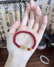 福八順朱砂手串女正品官方旗艦店和田玉手鏈本命年送媽媽禮物母親節實(shí)用 紫金砂-和田玉葫蘆納福吉牌款6mm 曬單實(shí)拍圖