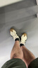 Onitsuka Tiger鬼塚虎TOKUTEN SLIP-ON夏季男女休閑一腳蹬德訓鞋 米色/黑色 42 曬單實(shí)拍圖