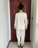 眺德高月子服哺乳睡衣春夏秋季帶胸墊和服式長(zhǎng)袖孕期產(chǎn)后孕婦家居服套裝 花朵月子服套裝 XL【建議120-140斤】 曬單實(shí)拍圖