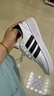 阿迪達斯 （adidas）官方艦店男鞋新款經(jīng)典三條紋運動鞋低幫休閑鞋防滑耐磨板鞋子男 小白鞋/嚴選正品/假一罰十 40 曬單實拍圖