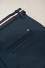 TOMMY HILFIGER25春夏新款女裝萊賽爾微彈條紋腰帶休閑A字修身半身裙短裙 藏青色C1G S (34) 曬單實(shí)拍圖
