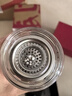 希諾抗菌玻璃杯雙層商務(wù)辦公車載水杯男高檔泡茶杯子XN-9303 360mL 曬單實(shí)拍圖