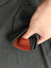 KLATTERMUSEN攀山鼠10055胡戈男款半拉鏈套頭帽衫-Huge 1/2 Zip Sweater M's 962RavenBurnt Russet烏黑紅褐 M 曬單實拍圖