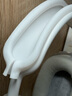 頑鍵俠適用蘋(píng)果新款airpods max保護套透明TPU軟殼藍牙耳機頭戴式外殼耳罩硅膠橫頭梁保護殼保護罩 透明外殼+白色內殼+白色懸梁 曬單實(shí)拍圖