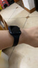 紐鯨 NEWTLE WHALE小蠻腰硅膠表帶適用于Apple watchS9/4/5/6/7/8/SE/Ultra蘋果手表iWatch細(xì)表帶男女款純色簡約風(fēng) 黑色 42mm(10代)蘋果表盤適用 曬單實(shí)拍圖