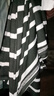寬松顯瘦短袖T恤女夏裝遮肚子條紋v領(lǐng)上衣胖mm大碼打底衫KJY#331# KJY#331#黑條紋 M 【80-100斤】 曬單實(shí)拍圖