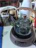 全度玻璃提梁壺家用小型電陶爐煮茶器燒水壺大容量保溫玻璃茶壺 提梁壺（煙灰色）+康米電陶 曬單實拍圖