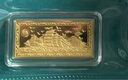 中國黃金AU9999一帆風順金條七夕情人節(jié)禮物 10g 曬單實拍圖