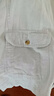 AIGNESA多口袋工裝風v領馬甲背心男夏季薄款亞麻無袖坎肩棉麻外套 淺卡其 3XL 曬單實拍圖