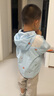巴拉巴拉兒童防曬衣男童女童寶寶外套2025年夏季薄透氣夏裝嬰兒防曬衣可愛 藍色調(diào)00388-UPF50+，可收納 100 曬單實拍圖