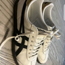 Onitsuka Tiger鬼塚虎男女款復(fù)古德訓(xùn)鞋輕便透氣運動休閑板鞋TOKUTEN 1183B938 白色/黑色 40.5 曬單實拍圖