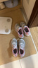 李寧童鞋兒童運動鞋女大童大極光旋轉(zhuǎn)扣反光輕量休閑鞋34YKCV202-10 曬單實拍圖