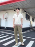 JEEP SPIRIT工裝褲男2025新款彎刀褲男士春夏季薄款美式?jīng)_鋒褲直筒休閑褲子男 灰綠色  常規 L 曬單實(shí)拍圖