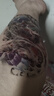 爾煦紋身貼洗不掉彩色大鯉魚防水貼花臂仿真小腿蓮花錦鯉浪花財魚貼紙 5張圖二 曬單實拍圖