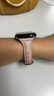 MSSM適用蘋果手表表帶女款小蠻腰真皮apple watch手表iwatch ultra S10/9/8/SE【粉色】44/45/46/49mm 曬單實拍圖