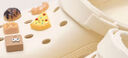 名創(chuàng)優(yōu)品（MINISO）洞洞鞋男女夏季外穿涼鞋防滑厚底踩屎感包頭涼拖鞋 卡其+趣味零食 曬單實拍圖