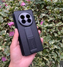 皮皮殼適用于oppo findn5手機殼新款全包防摔真皮腕帶find n5手機殼超薄磁吸翻蓋暮紫色保護套 曬單實拍圖