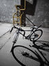 WELLCLS公路自行車(chē)變速死飛成人山地彎把單車(chē)賽車(chē)超輕騎行越野初高中學(xué)生 白黑白24速40刀 曬單實(shí)拍圖
