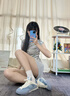 卡米高6cm內(nèi)增高真皮德訓(xùn)鞋女2025夏季新款休閑軟底運(yùn)動(dòng)鞋網(wǎng)面透氣板鞋 愛爾蘭內(nèi)增高6cm 36 (230mm) 曬單實(shí)拍圖