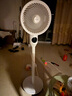 海爾（Haier）空氣循環(huán)扇語(yǔ)音遙控香薰抑菌交流定頻電風(fēng)扇家用臥室輕音風(fēng)扇落地扇省電臺(tái)式小風(fēng)扇空調(diào)扇HFX-Y00A 曬單實(shí)拍圖