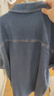 LEVI'S李維斯童裝兒童牛仔短袖襯衫夏季男童舒適短袖襯衣 圣得西藍(lán) 曬單實拍圖